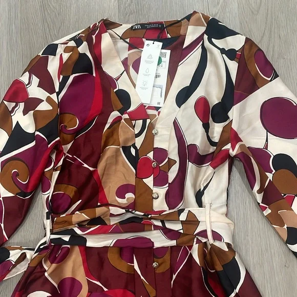 Zara printed shirt dress - Picture 5 of 5